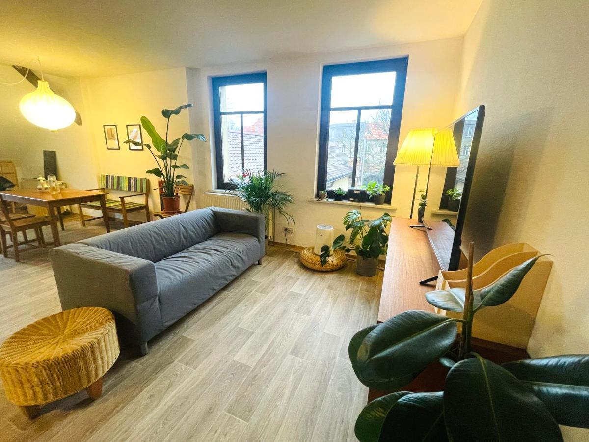 P6 - Familienwohnung Am Park Und Saale Галль Экстерьер фото